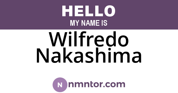 Wilfredo Nakashima