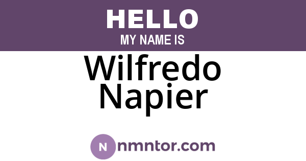 Wilfredo Napier