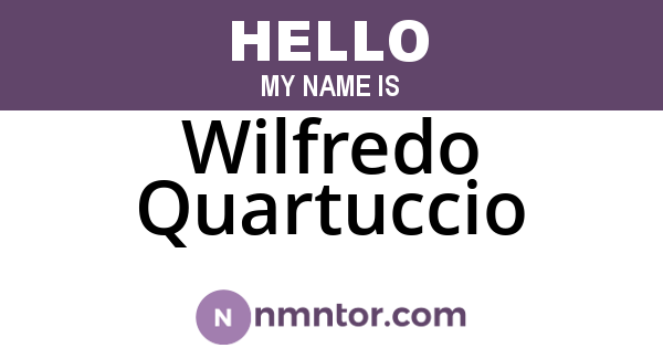 Wilfredo Quartuccio
