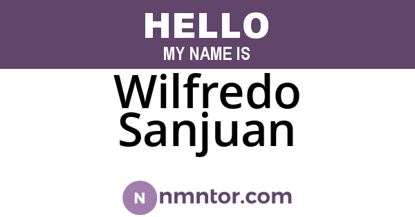 Wilfredo Sanjuan