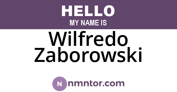 Wilfredo Zaborowski