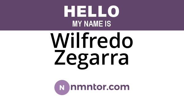 Wilfredo Zegarra