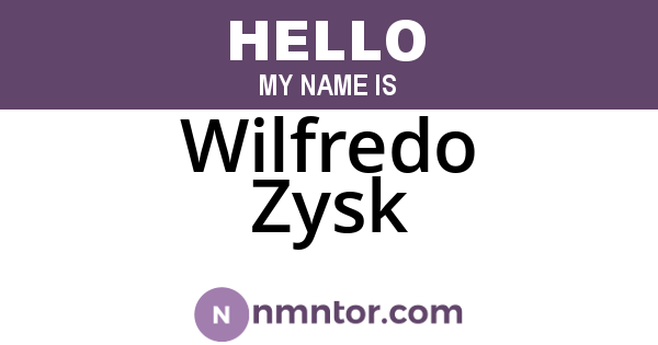Wilfredo Zysk