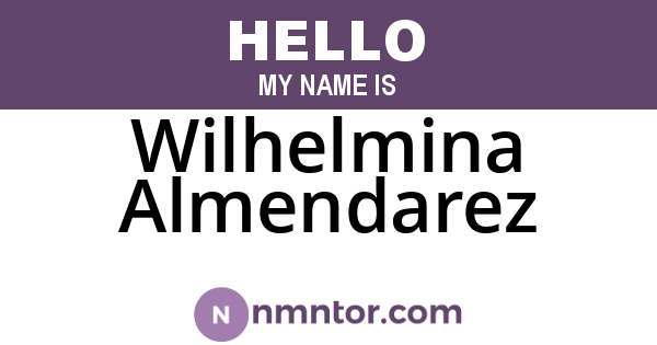 Wilhelmina Almendarez