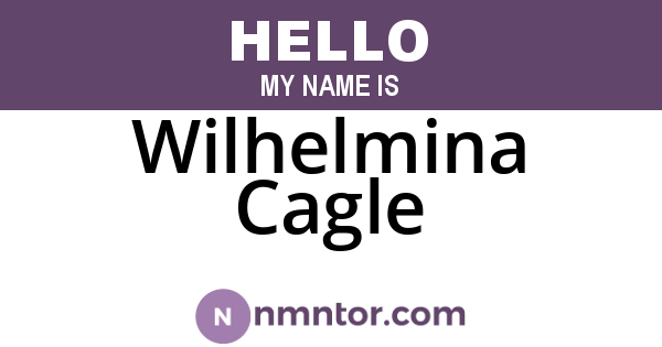 Wilhelmina Cagle