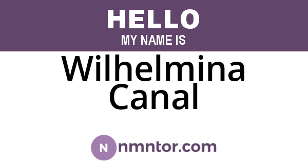 Wilhelmina Canal