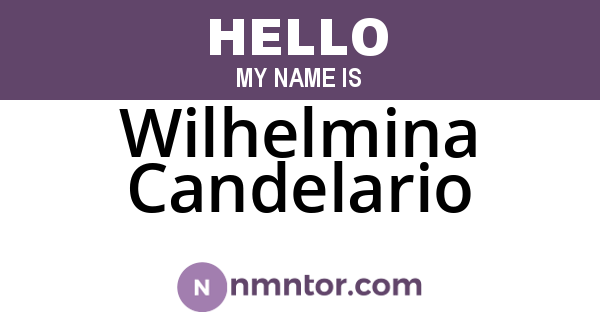 Wilhelmina Candelario