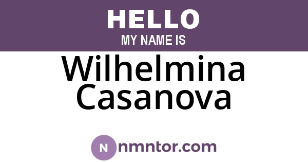 Wilhelmina Casanova