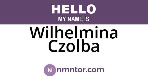 Wilhelmina Czolba