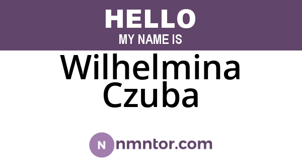 Wilhelmina Czuba