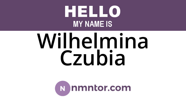 Wilhelmina Czubia