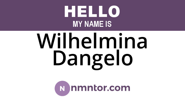 Wilhelmina Dangelo