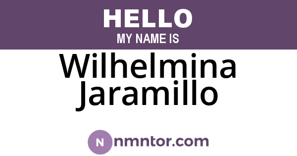 Wilhelmina Jaramillo