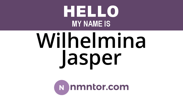 Wilhelmina Jasper