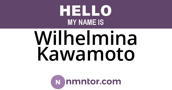 Wilhelmina Kawamoto