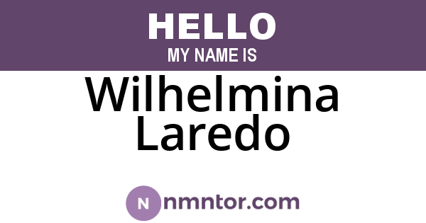Wilhelmina Laredo