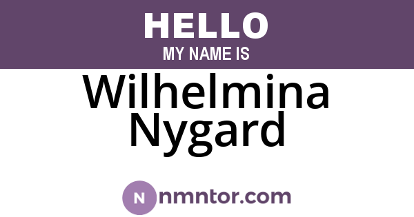 Wilhelmina Nygard