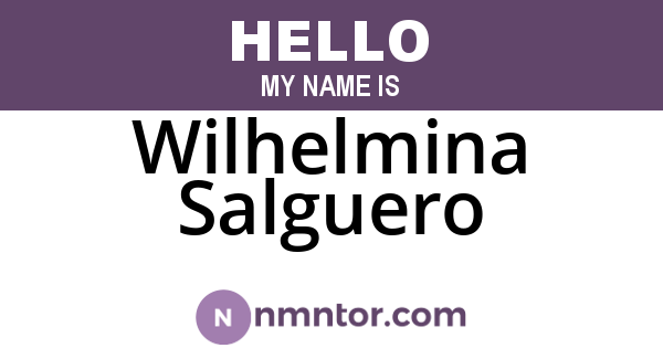 Wilhelmina Salguero