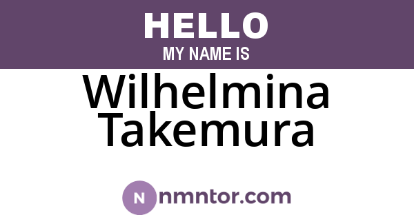 Wilhelmina Takemura