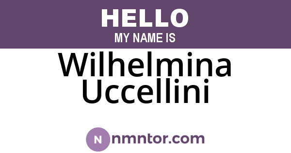 Wilhelmina Uccellini