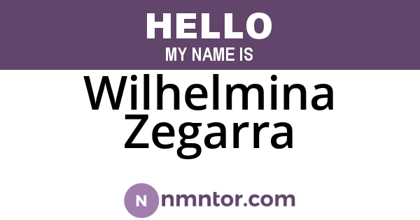 Wilhelmina Zegarra