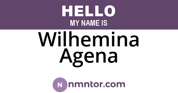 Wilhemina Agena