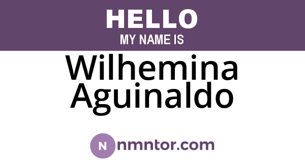 Wilhemina Aguinaldo