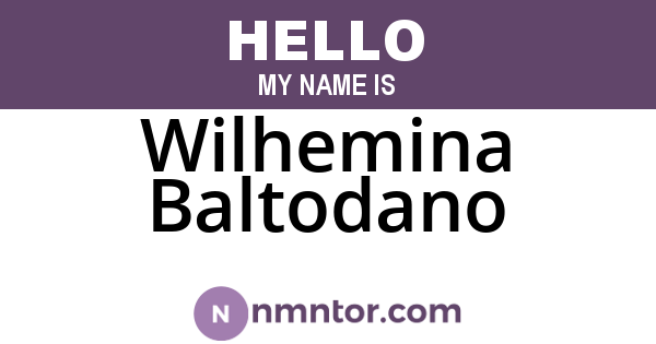 Wilhemina Baltodano