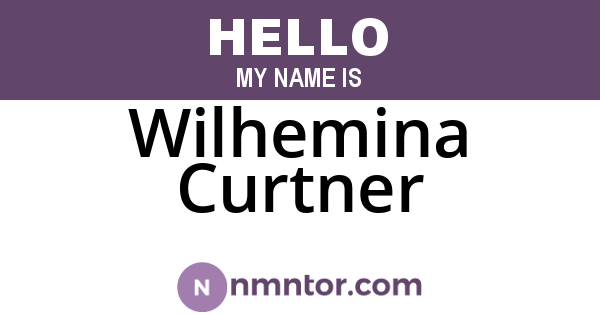 Wilhemina Curtner