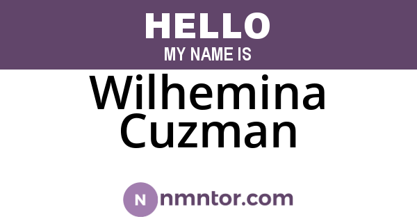 Wilhemina Cuzman