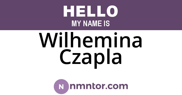 Wilhemina Czapla