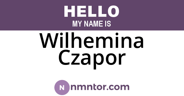 Wilhemina Czapor