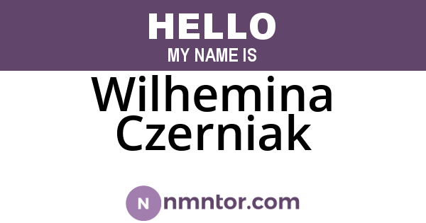 Wilhemina Czerniak