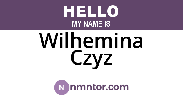 Wilhemina Czyz