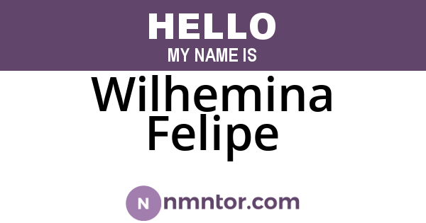 Wilhemina Felipe
