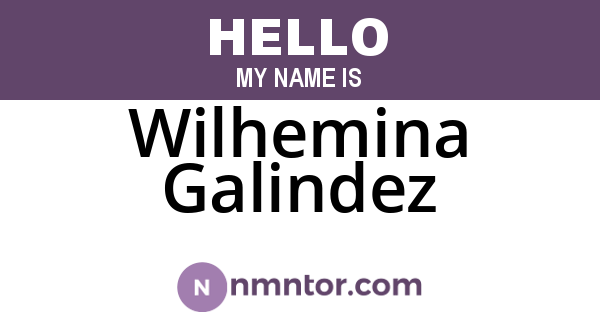 Wilhemina Galindez