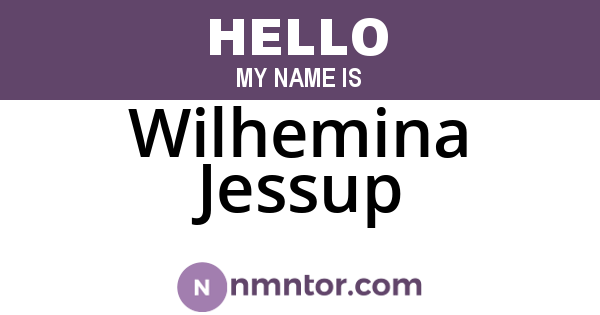 Wilhemina Jessup