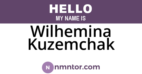 Wilhemina Kuzemchak