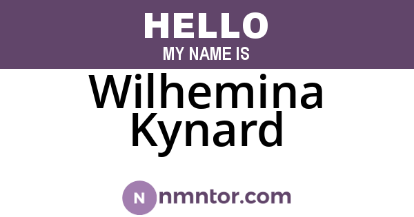 Wilhemina Kynard