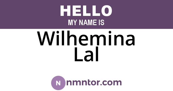 Wilhemina Lal