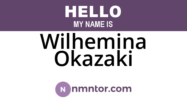 Wilhemina Okazaki