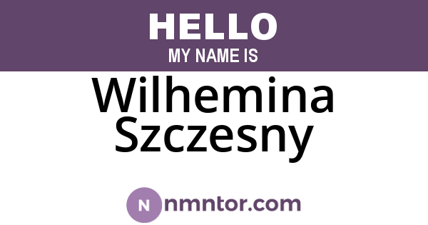 Wilhemina Szczesny