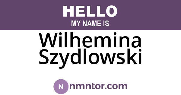 Wilhemina Szydlowski