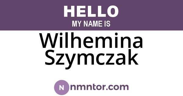 Wilhemina Szymczak