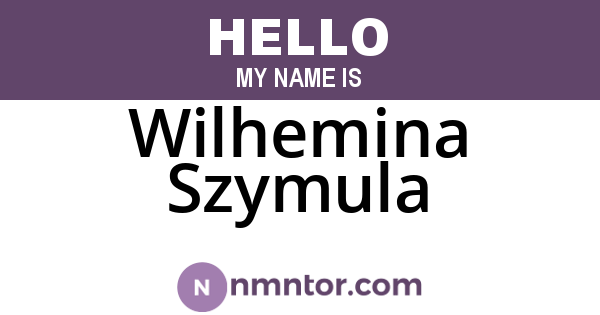 Wilhemina Szymula