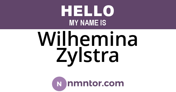 Wilhemina Zylstra