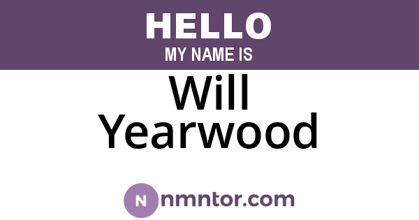 Will Yearwood
