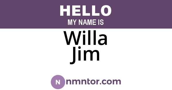 Willa Jim
