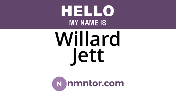 Willard Jett
