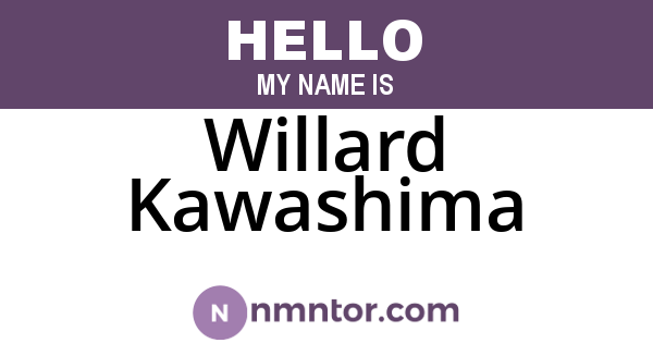 Willard Kawashima